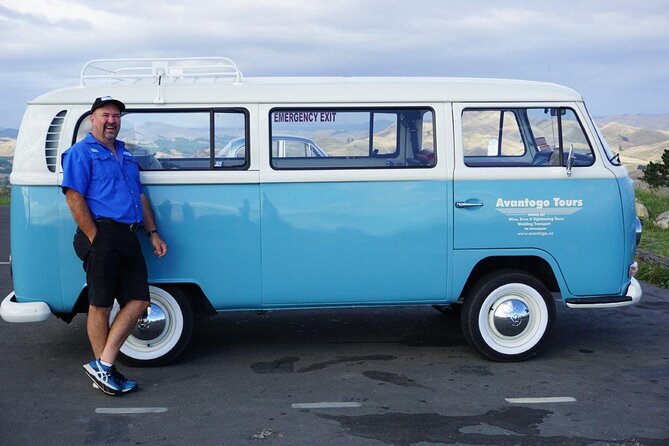 Napier and Hawkes Bay Scenic and Art Deco Tour by VW Kombi - Coffee at the Red Bridge Container Café