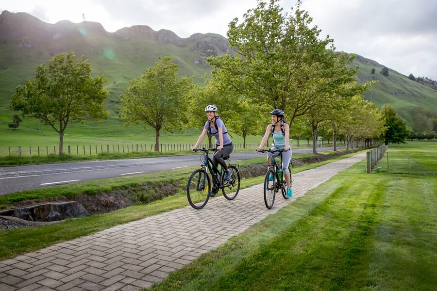 Napier: Cape Coast Winery Tour on Pedal or E-Bikes - Askerne Winery makes the best lunch stop