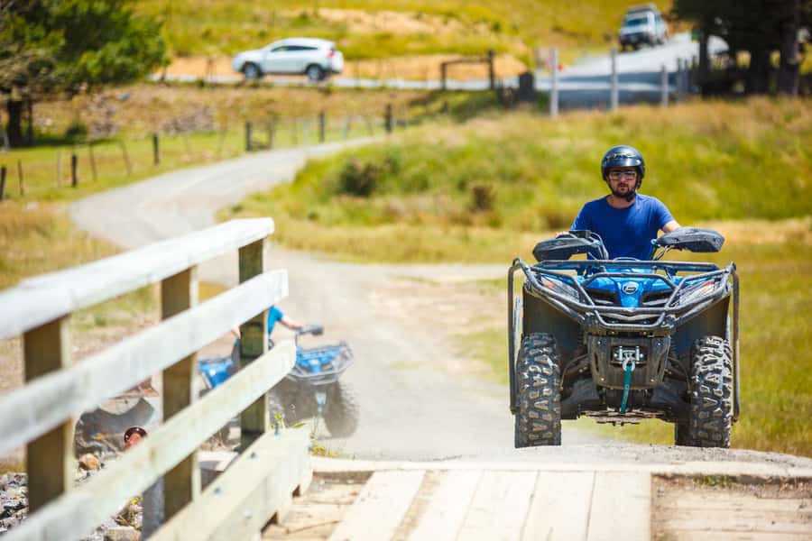 Nelson: Guided Quad Biking Tour Through Forest and Farmland - What the quad ride feels like on the farm