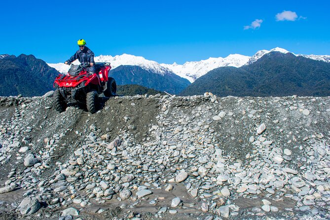 Off Road Quad Bike Adventure Tour in Franz Josef - Reaching the old glacier riverbed