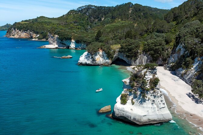One Hour Cathedral Cove Boat Tour in Hahei - A small boat makes the caves possible