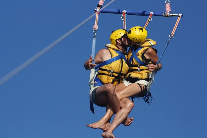 Parasailing Adventure over Lake Taupo - The view from 1,000 feet