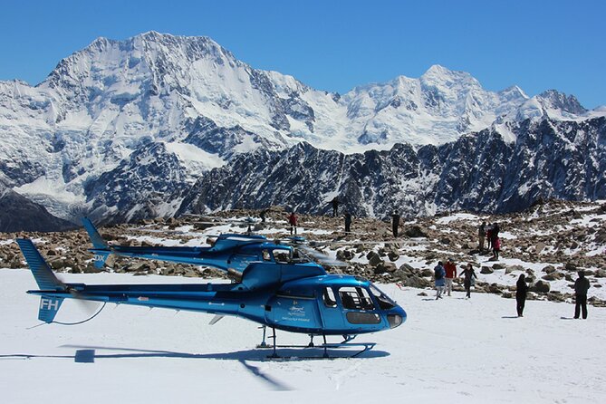 Pilot’s Choice: 2 Glaciers & Snow Landing – 35min - Planning around mountain weather