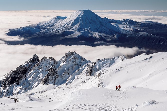 Premium Tongariro Crossing Guided Group Walk - Mount Ruapehu and the wider Tongariro setting