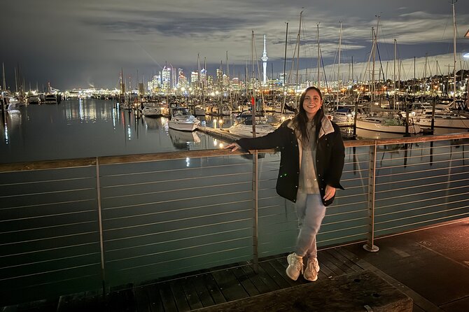 Private Night Tour of Auckland, Sky Tower Bar, Bridge & Museum - Westhaven Marina brings the boats into focus