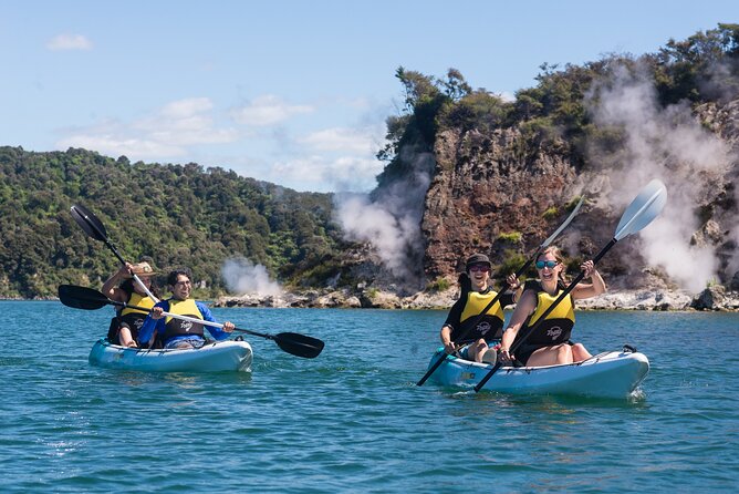 Private Waimangu Steaming Cliffs Kayak Tour - Steaming Cliffs, Geysers, and Color