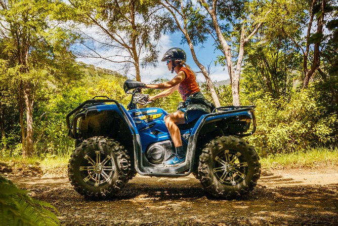 Quad Bike - Bayview Circuit - Climbing Toward the Cable Bay Viewpoint