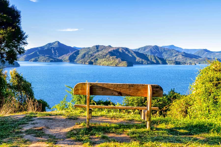 Queen Charlotte Track: Cruise & Self-Guided Hike from Picton - Leaving Picton through the Marlborough Sounds