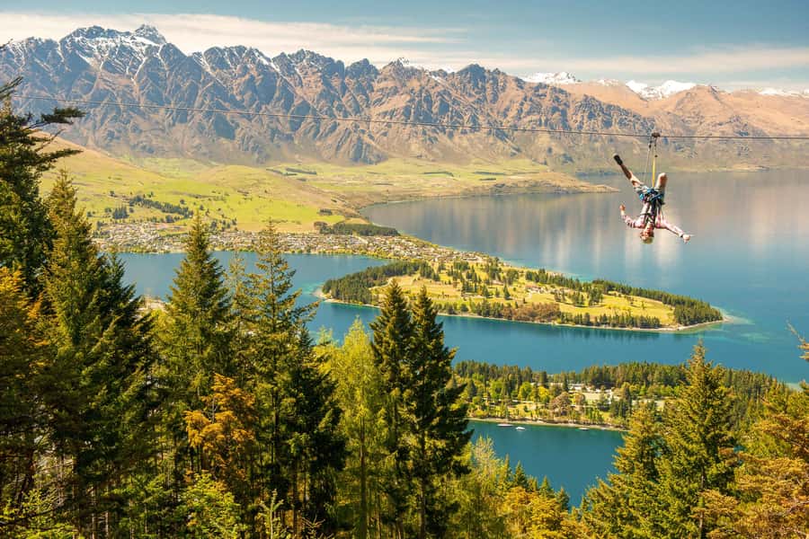 Queenstown: 3-Hour Zipline Adventure with 6-Lines - Twelve treetop platforms keep the route active
