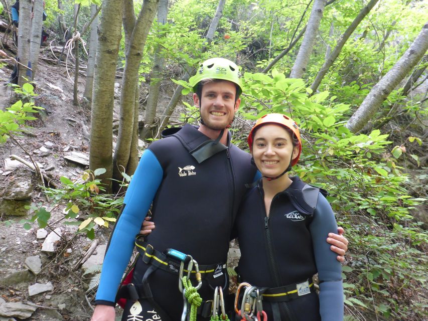 Queenstown: Gibbston Valley Half-Day Canyoning Adventure - Abseiling beside a waterfall