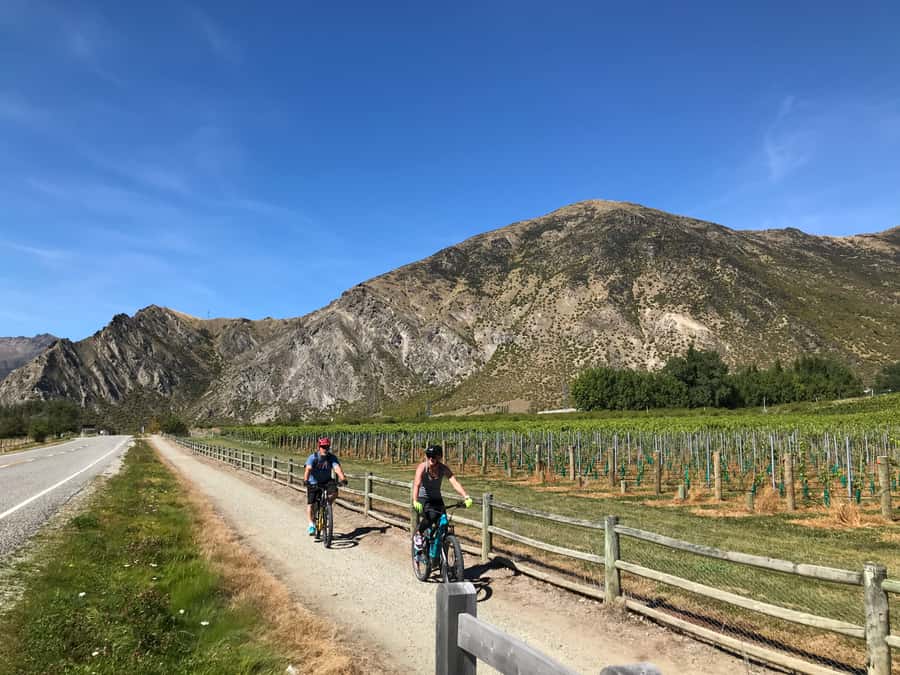 Queenstown: Guided E-Bike Tour with Winery Visits & Tastings - Entering Gibbston Valley by e-bike