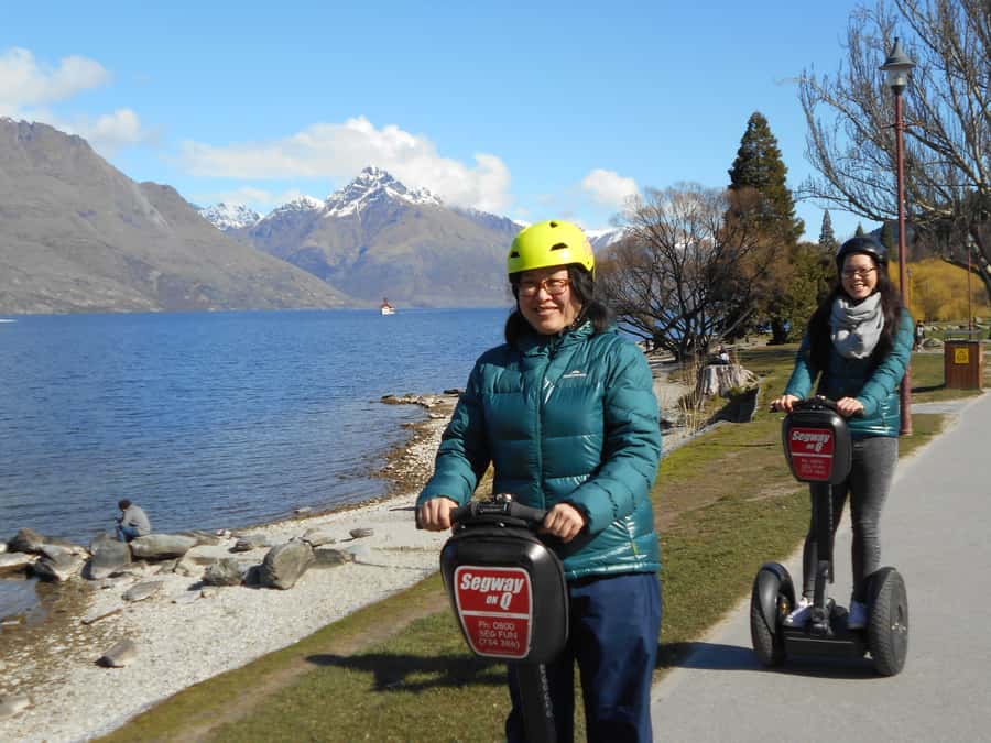 Queenstown: Guided Segway Tour - Learning the Segway before the scenery begins