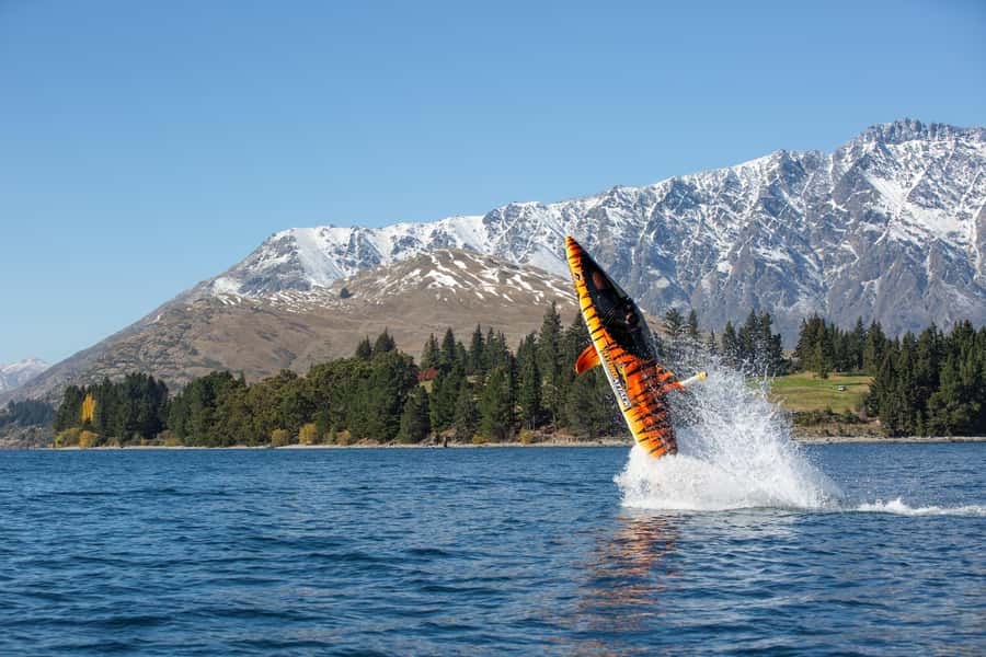 Queenstown: Hydro Attack Shark Ride - Vertical launches and hard re-entry