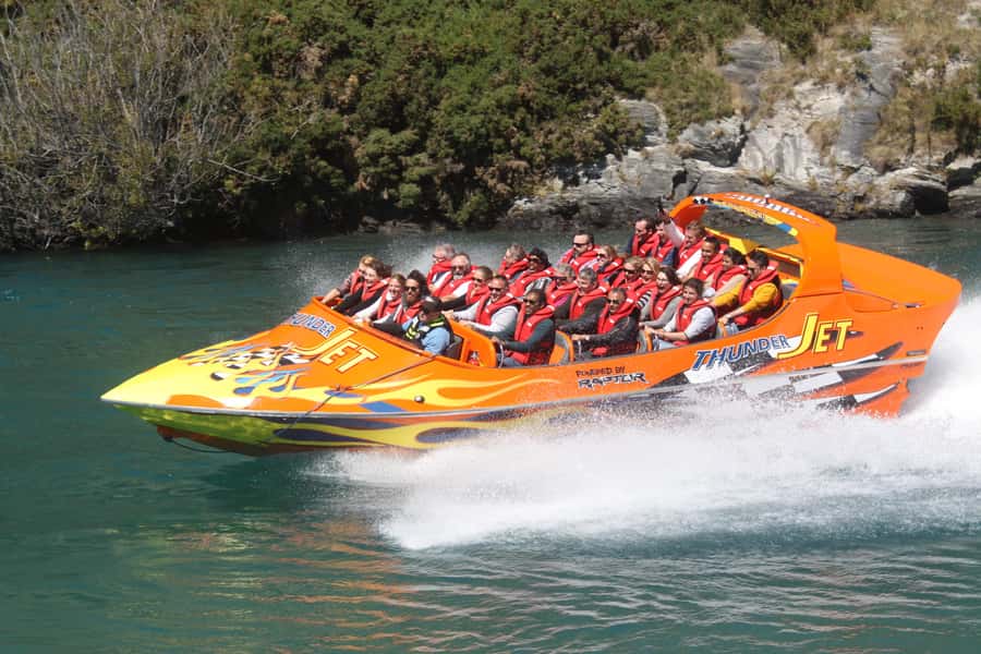 Queenstown: Jet Boat Adventure with Thunder Jet - Lake Wakatipu views and Kawarau River action