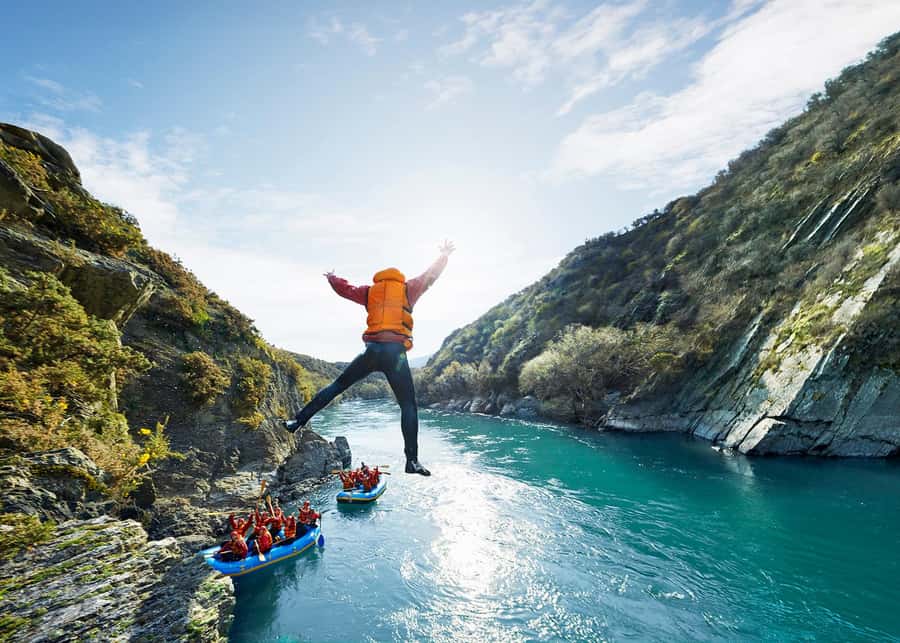 Queenstown: Kawarau River Rafting and Jet Boat Ride - Getting fitted out for the Kawarau