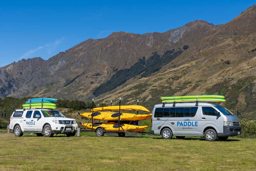 Queenstown: Kayaking or SUP Experience on Moke Lake - Paddling the horseshoe-shaped lake