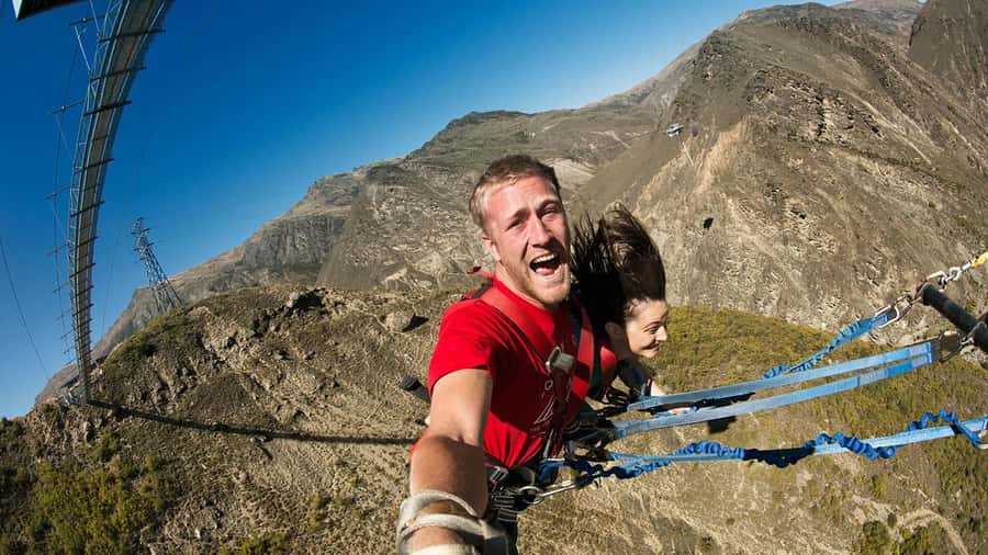Queenstown: Nevis Canyon Swing - 70m Free-Fall! - Arriving at the Nevis Playground