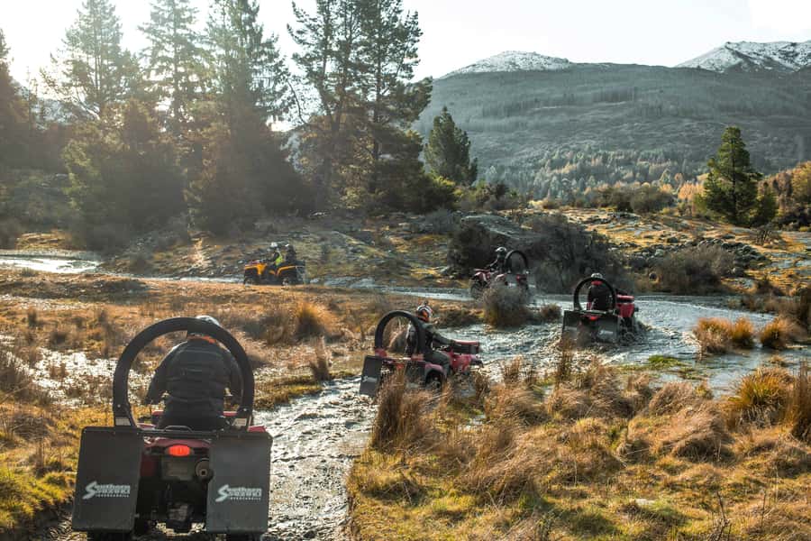 Queenstown: Quad Biking Experience - Hot chocolate, tea, and banana bread at the top