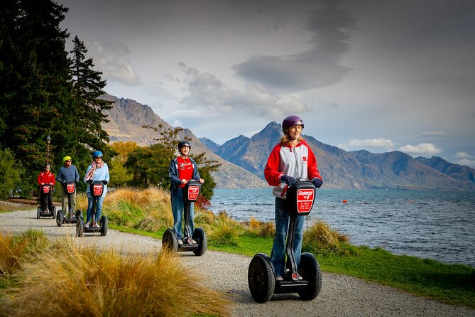 Queenstown Segway Tour - Learning the Segway before the lakefront ride