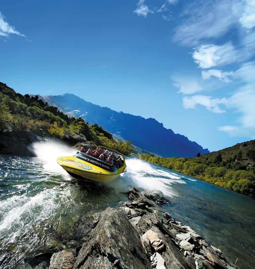 Queenstown: Shotover River and Kawarau River Jet Boat Ride - The Kawarau River brings the first tight turns