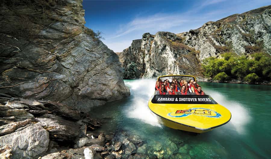 Queenstown: Shotover River and Kawarau River Jet Boat Ride - From Main Town Pier to Lake Wakatipu