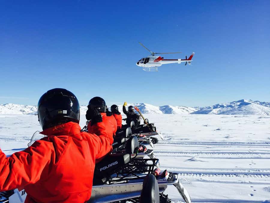Queenstown: Snowmobiling Experience with Helicopter Flight - Why the helicopter return makes the price easier to judge