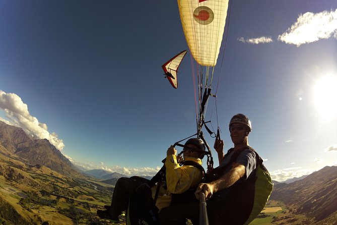 Queenstown Tandem Paragliding from Coronet Peak - Launching into the Wakatipu Valley