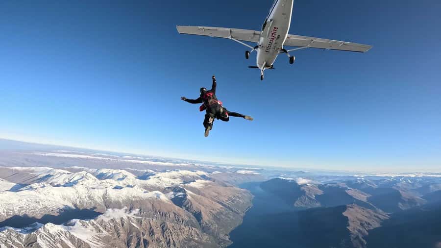 Queenstown: Tandem Skydive Experience - The aircraft ride gives you time to take in Queenstown