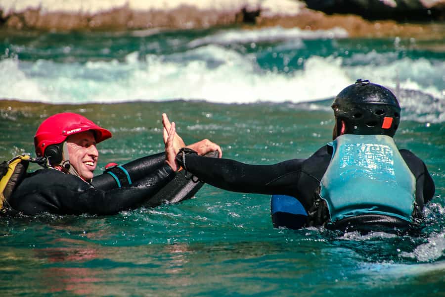 Queenstown: White Water Surfing Along the Kawarau River - Grade 2 to 3 rapids on a bodyboard