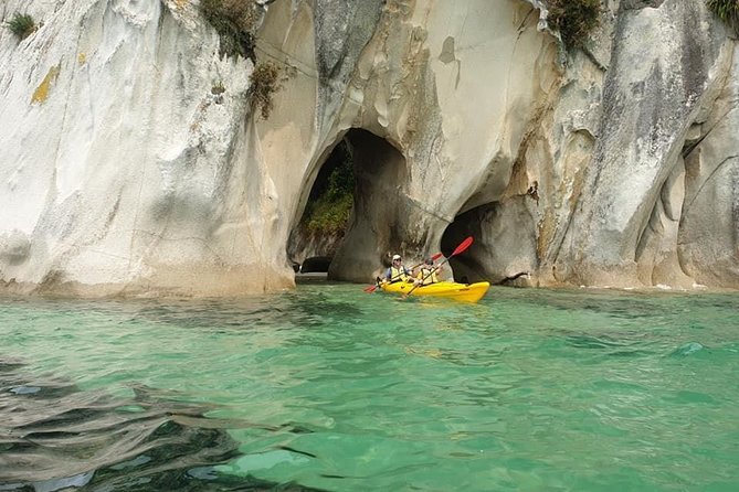 Remote Marine Reserve - Guided Kayaking - New Zealand - Granite, lagoons, and beaches from water level
