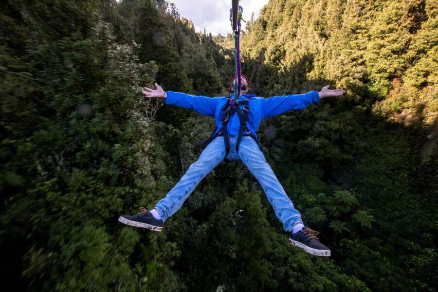 Rotorua: 6 Ziplines, 400m Tandem, Cliff Walk & Swing Bridges - Swing bridges high above the forest floor