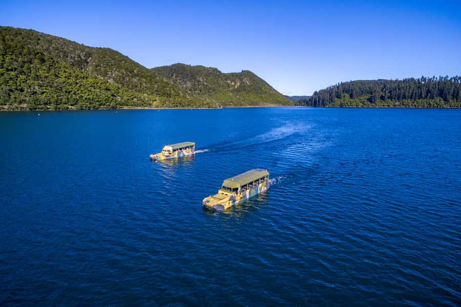 Rotorua City and Lakes Duck Tour - The commentary is half the experience