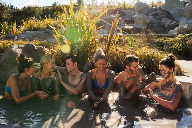 ROTORUA - Hell's Gate Geothermal Park & Mud Spa Day Trip - From Tauranga port into the Bay of Plenty