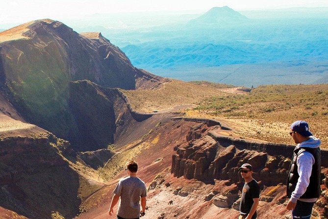 Rotorua Hiking: Mt Tarawera Guided Volcanic Crater Experience - The optional scree run into the crater