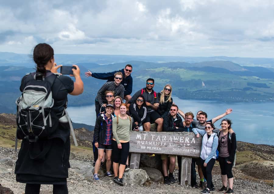 Rotorua: Kaituna Rafting & Mt. Tarawera Guided Hike Combo - Mt Tarawera, from native bush to volcanic crater