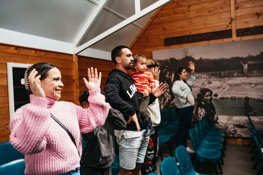 Rotorua: Māori Cultural Performance with Dancing - Stick games and the livelier middle of the show
