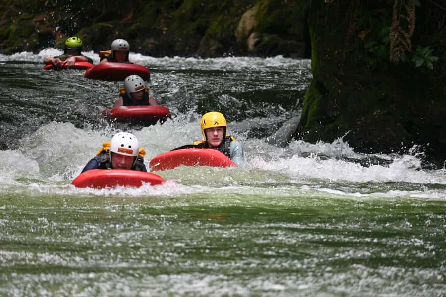 Rotorua Sledging: Kaituna White Water River Board Experience - Learning the moves before the rapids