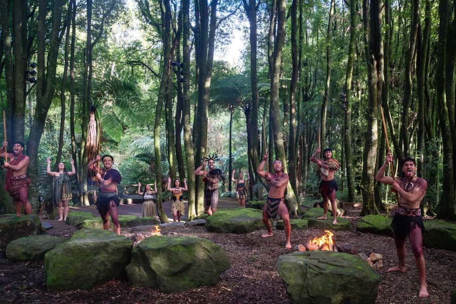 Rotorua: Te Pa Tu Māori Cultural Experience with Dinner - Hands-on lessons in haka, poi, and rakau