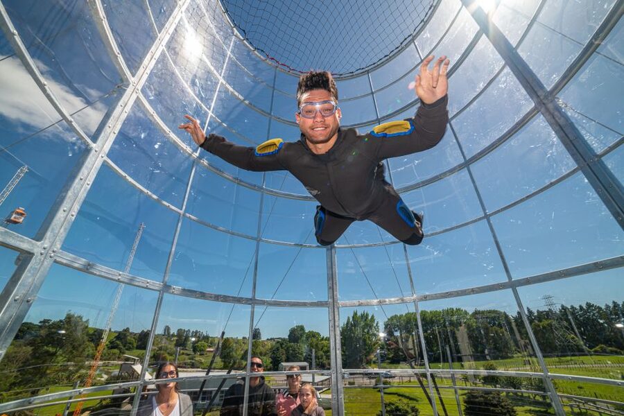 Rotorua: Velocity Valley - One Ride Pass - Swoop: pull your own rip cord at 40 meters