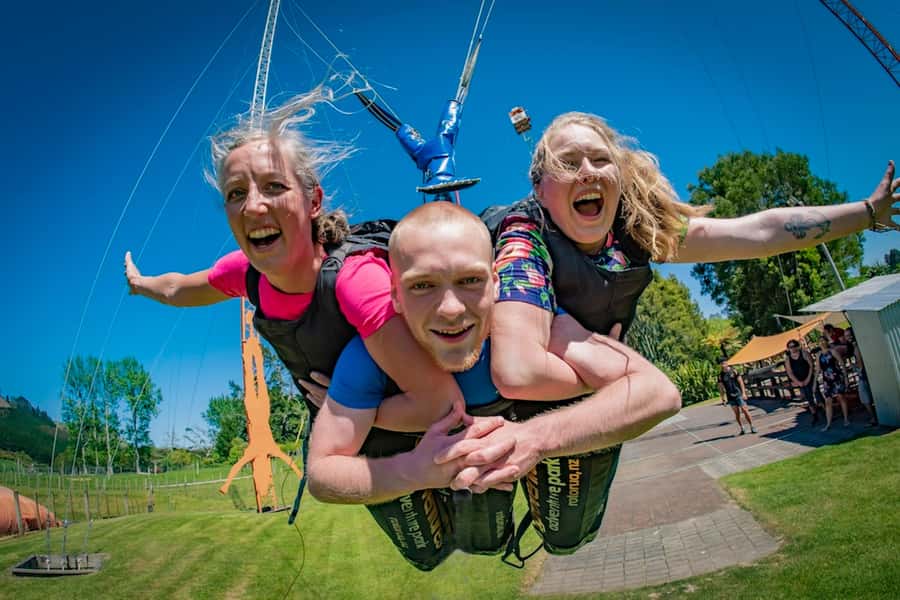 Rotorua: Velocity Valley - One Ride Pass - Shweeb Racer: a suspended race under your own power