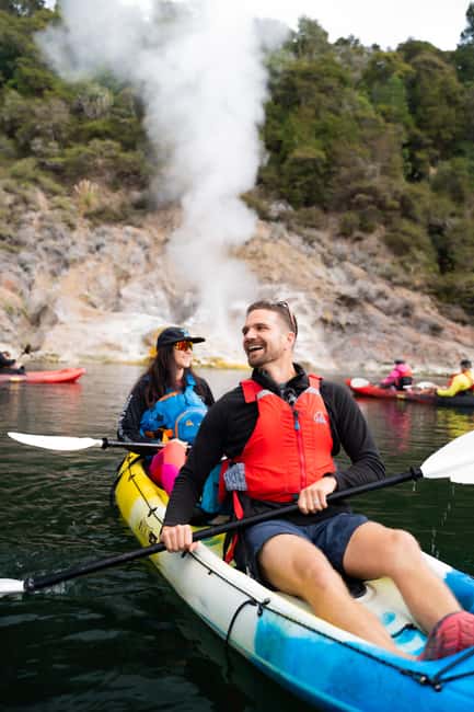 Rotorua: Waimangu Valley Walk and Steaming Cliffs Kayak Tour - Key details at a glance