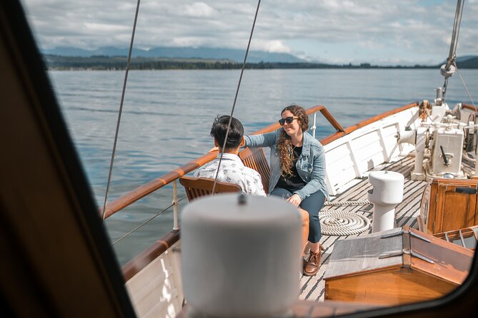 Scenic Cruise & Guided Walk on Historic Motor Yacht Lake Te Anau - Returning under sail, weather permitting