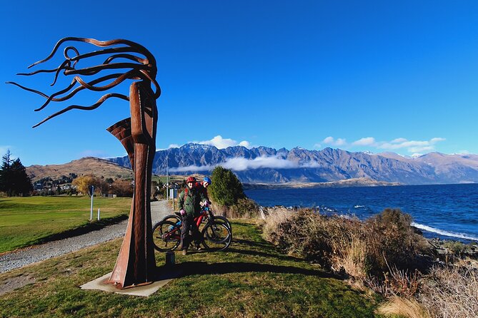 Scenic Guided eBike Tour Ride to the Lake - Starting at Frankton and getting ready to ride