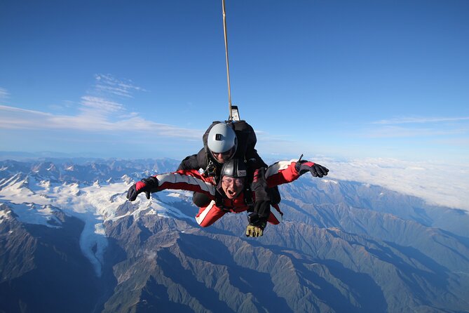 Tandem Skydive 13,000ft from Franz Josef - Key points before you book