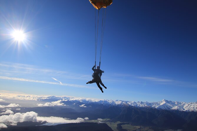 Tandem Skydive 13,000ft from Franz Josef - Weather, cancellations, and schedule planning