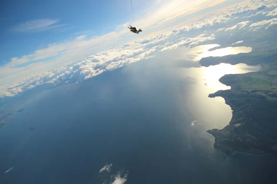 Tandem Skydive Experience in Taupo - The check-in, briefing, and getting ready
