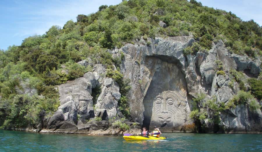 Taupo: Maori Rock Carvings Kayaking Tour - Key points at a glance