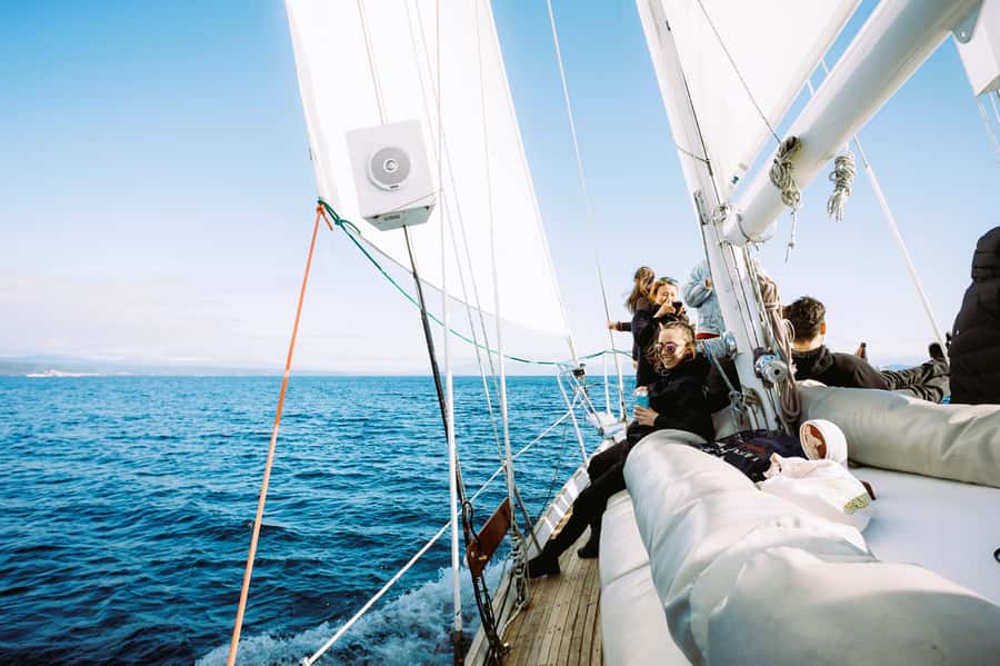 Taupō: Sail Barbary Eco Sailing to the Maori Rock Carvings - Sailing, scenery, and the value of a slow pace