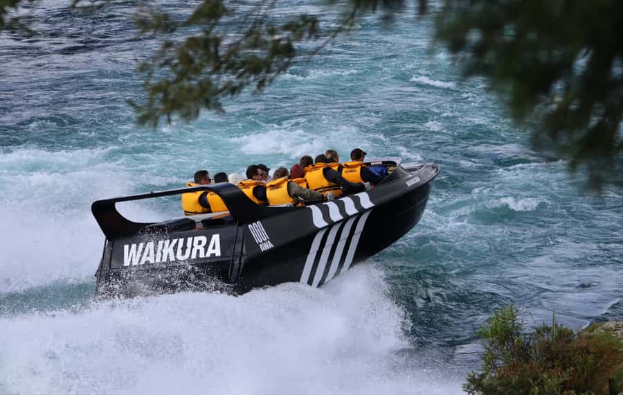 Taupo: Waikato River Jetboating Adventure - The narrow canyon and quieter river views