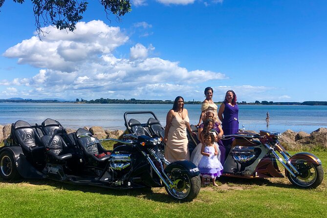 TAURANGA SHORE EXCURSION: Epic 25 min V8 Trike tour of Mt Maunganui & Tauranga - Mainstreet shopping and a 25-minute overview